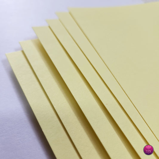 A4 CARDSTOCK | 200 GSM |  PASTEL YELLOW