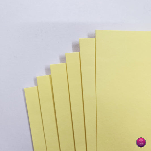 A4 CARDSTOCK | 200 GSM |  PASTEL YELLOW