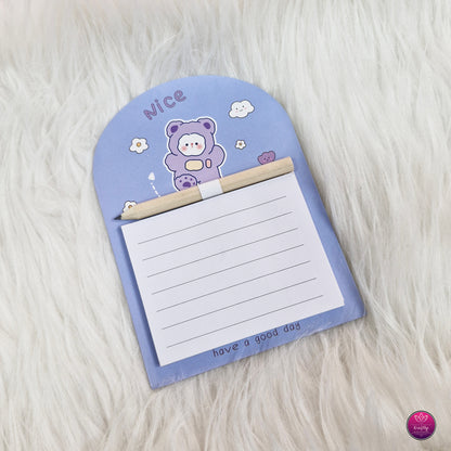 Cute Magnetic Memo Pad Set – Fridge Magnet Book for Reminders