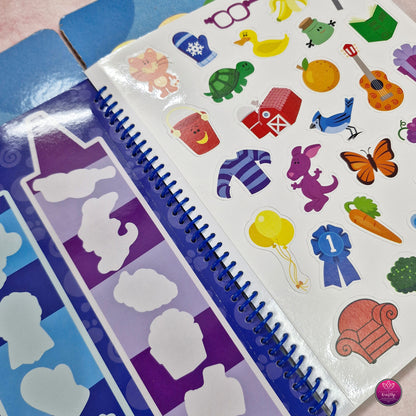 Blue’s Clues Restickable Sticker Book – 122 Reusable Stickers Fun!