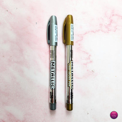 METTALIC MARKERS | GOLD & SILVER