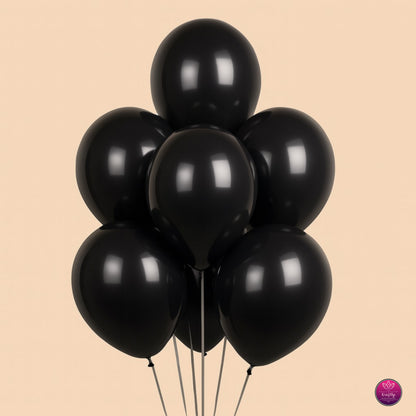 Metallic Chrome Helium Balloons – Shiny Party Decor | Pack of 50 Pcs