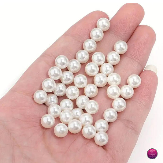 White Moti Pearls Diwali Decoration- Pearl Beads for Jewellery and Crafts
