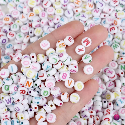 BEADS | ALPHABETS FLAT CIRCLE