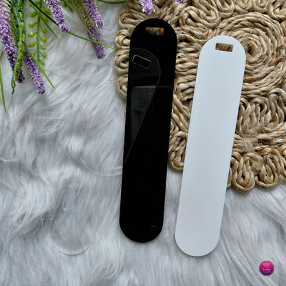 Acrylic Bookmark Blanks - Premium DIY Transparent, Black & White Bookmarks