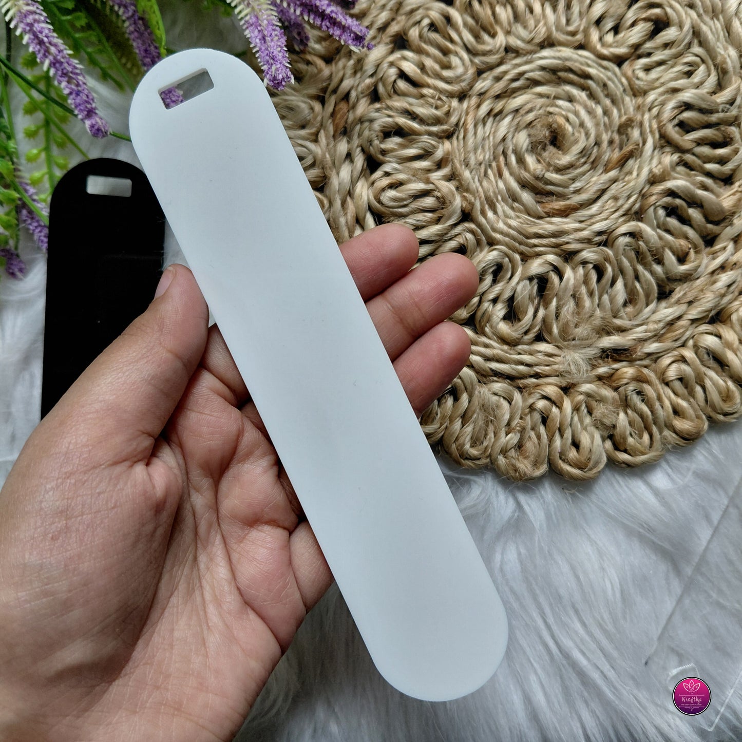 Acrylic Bookmark Blanks - Premium DIY Transparent, Black & White Bookmarks