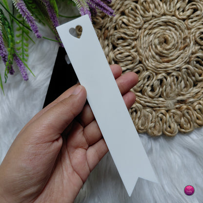 Acrylic Bookmark Blanks - Premium DIY Transparent, Black & White Bookmarks