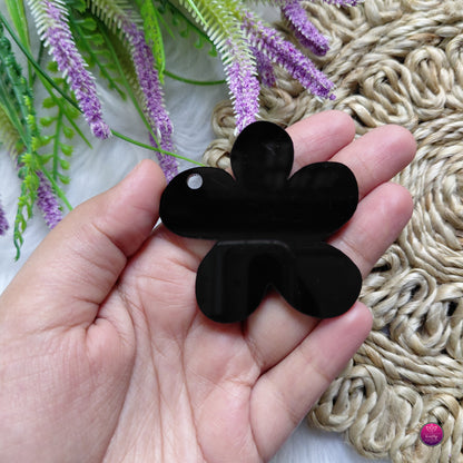 Acrylic Keychain Blanks - Premium DIY Transparent, Black & White Keychain