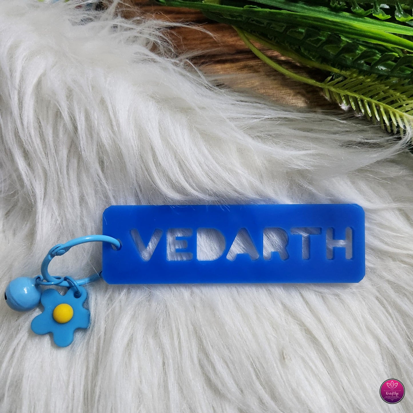 Personalized Name Bag Charms for Kids - Rectangle