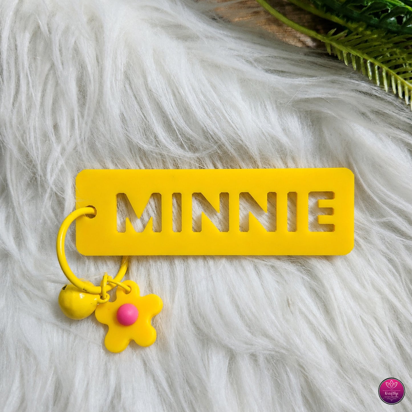 Personalized Name Bag Charms for Kids - Rectangle