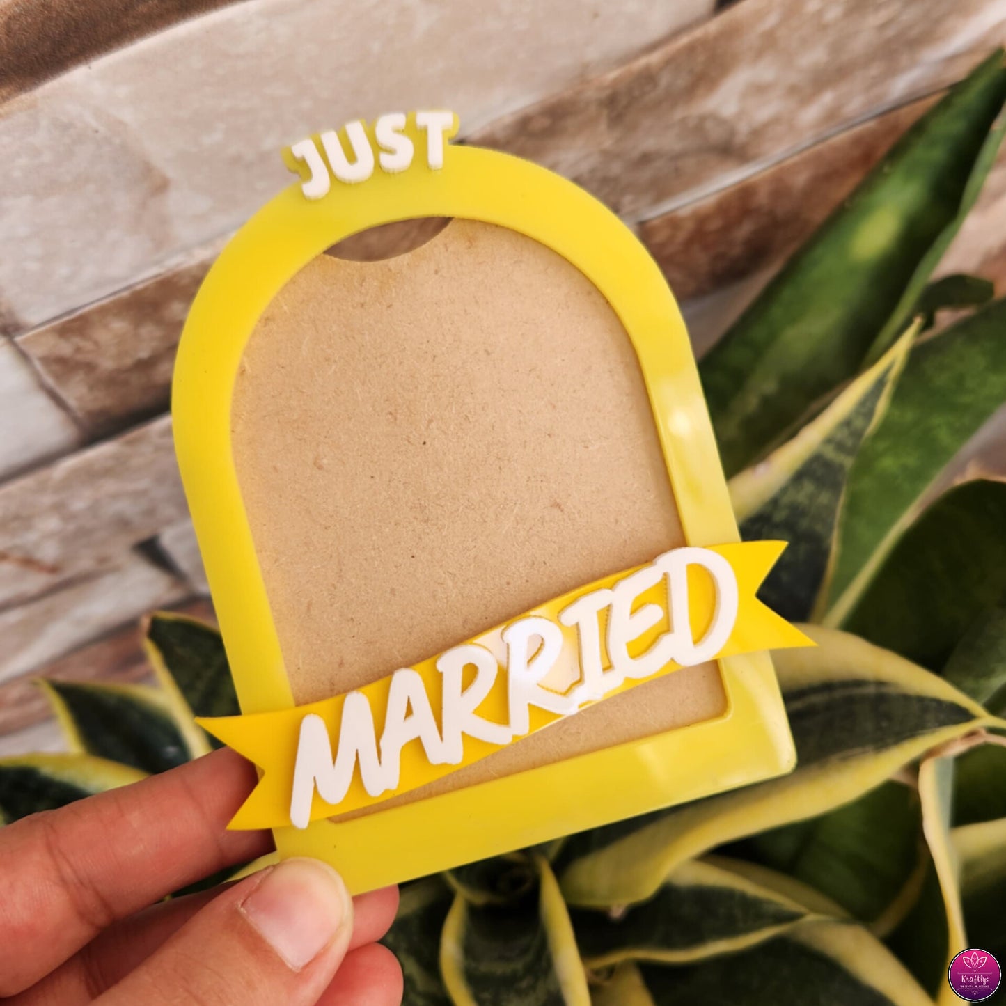 3D Acrylic Fridge Magnet - Magnetic Photo Frame