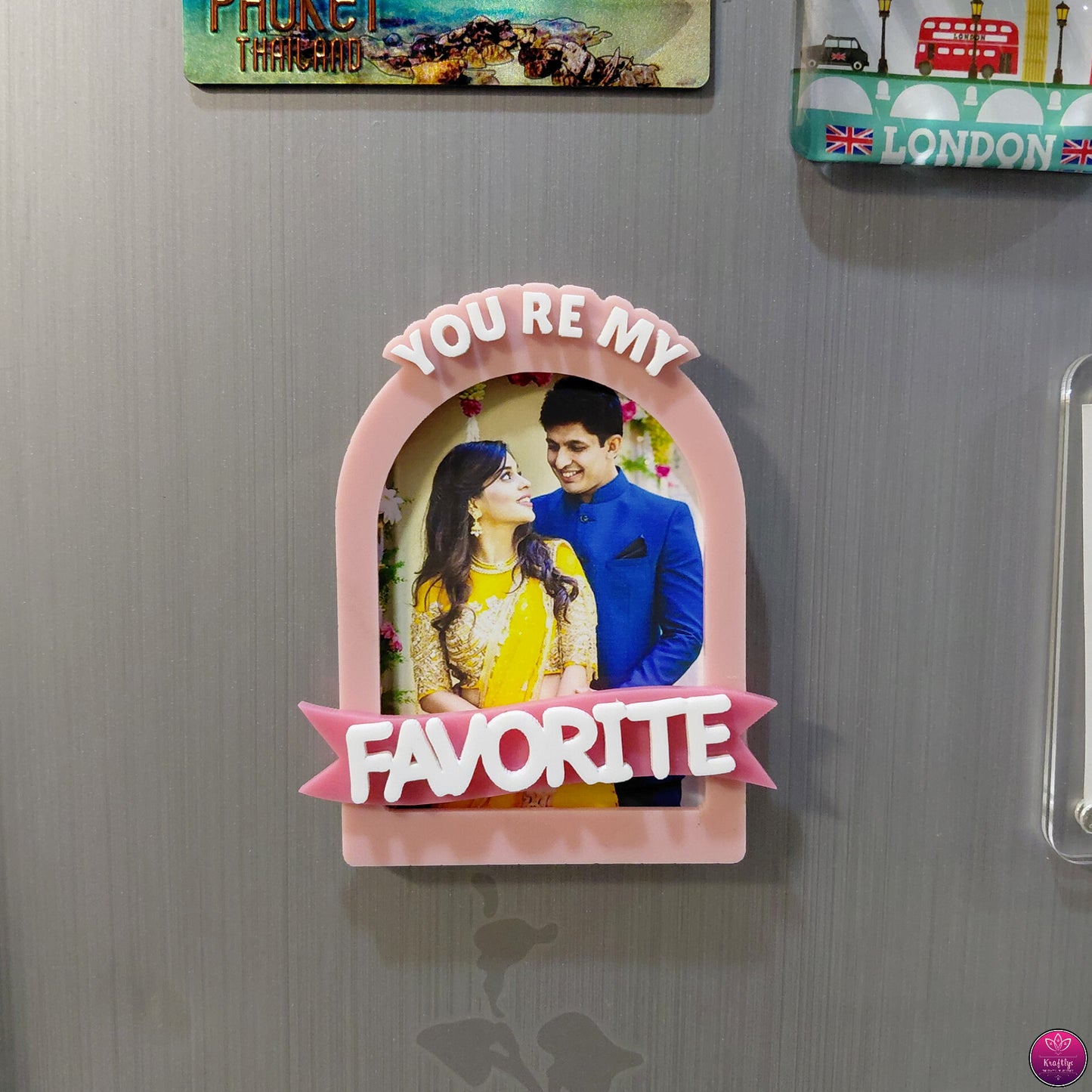 3D Acrylic Fridge Magnet - Magnetic Photo Frame