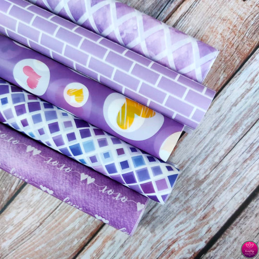 LAVENDER KISS | PRINTED VELLUM SHEETS