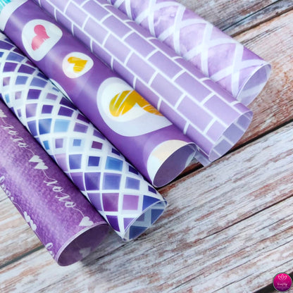 LAVENDER KISS | PRINTED VELLUM SHEETS