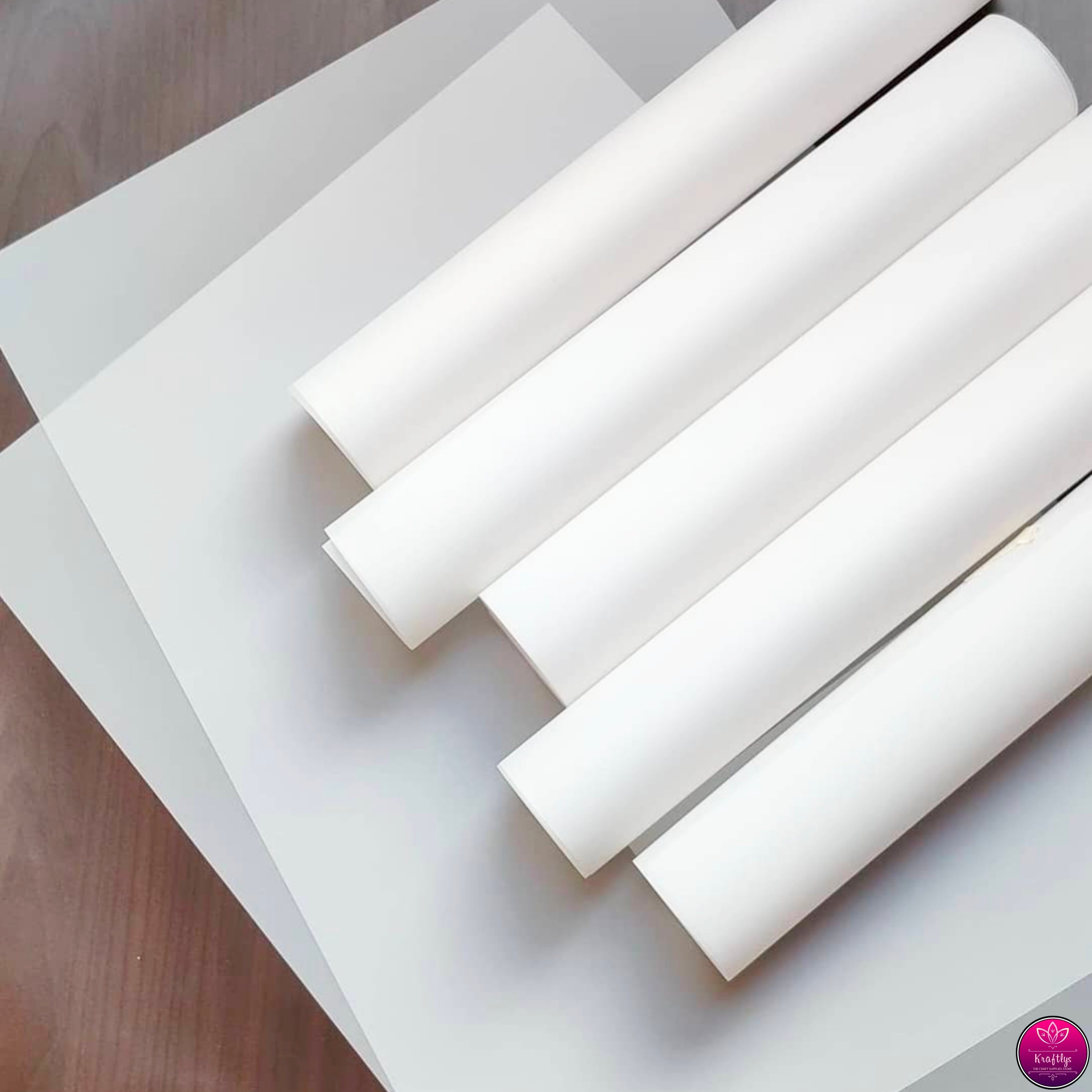 Translucent Paper Bio Based Premium A4 Plain Vellum Sheets – Non-Tearable Translucent Craft Paper ...