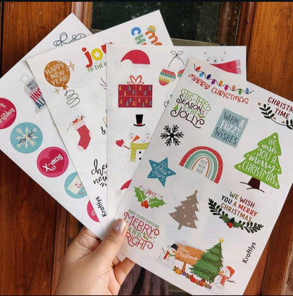 2D Christmas Stickers