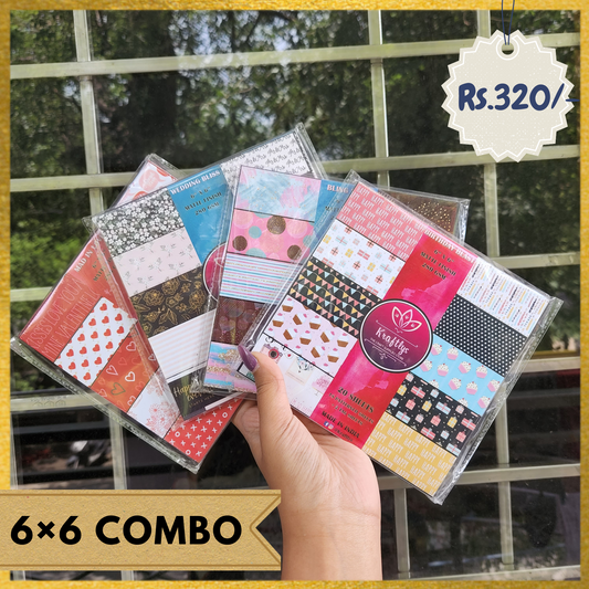 6X6 COMBO #1 | PRINTED PAPERPACK