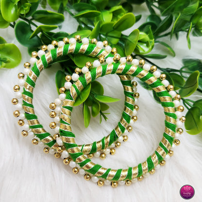 DECORATIVE BANGLE RINGS | GOTA BANGLE RINGS