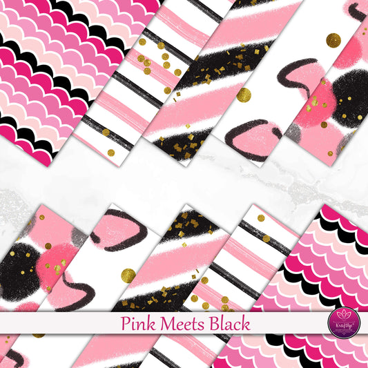 PINK MEETS BLACK
