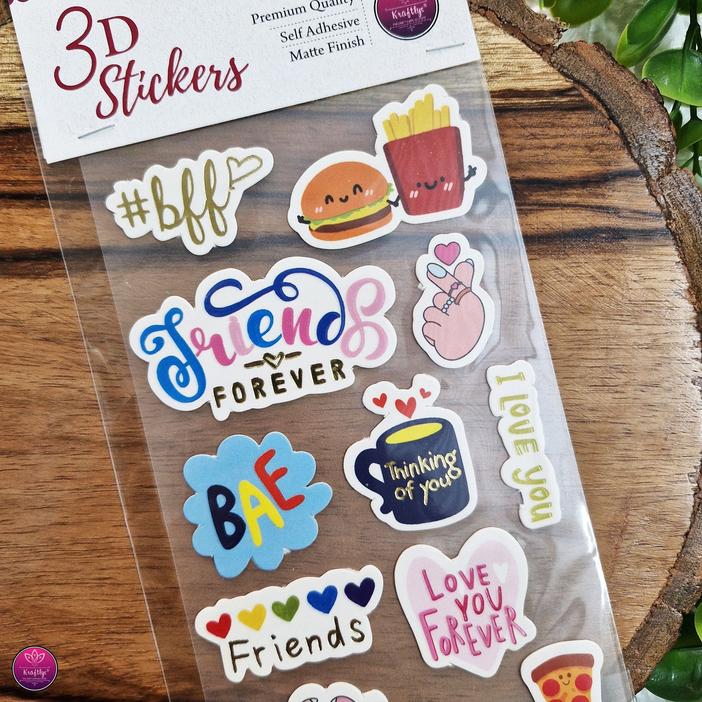 3D STICKER | BFF