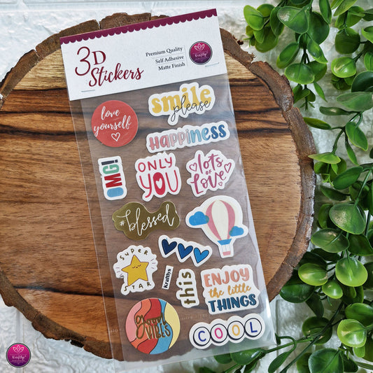 3D STICKER | GOOD VIBES